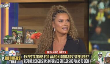 Joy Taylor stands by criticism of Aaron Rodgers for missing Steelers OTAs