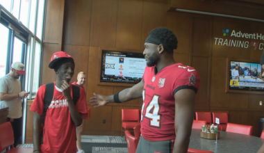 Tampa Bay Bucs give ill teen an experience of a lifetime
