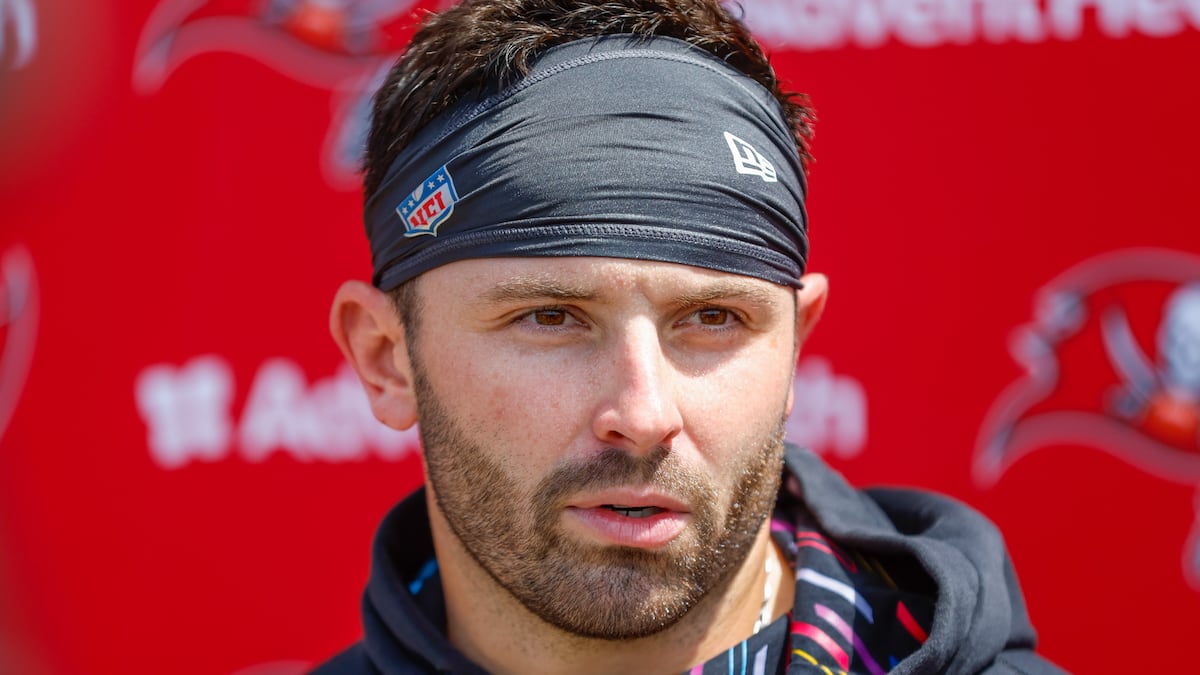 Bucs quarterback Baker Mayfield’s only fight is to win a Super Bowl