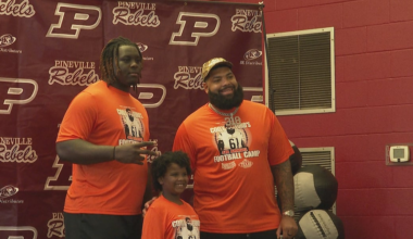 Bengals OL Cody Ford hosts 4th annual youth football camp in Pineville