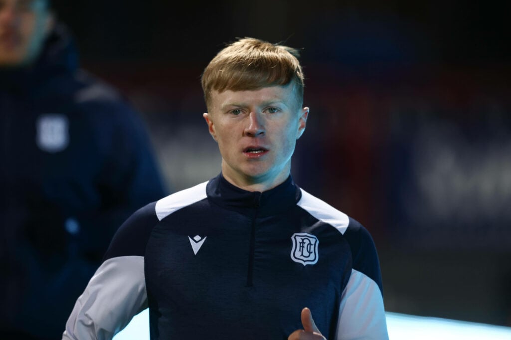 Dundee midfielder Lyall Cameron