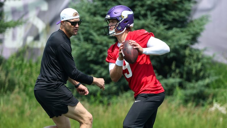 JJ McCarthy - Minnesota Vikings Minicamp