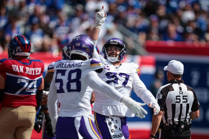NFL: Minnesota Vikings at New York Giants