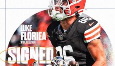 Browns sign Kent State’s Luke Floriea after rookie minicamp