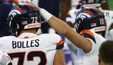 Garett Bolles had a bunch of nice things to say about Broncos QB Bo Nix