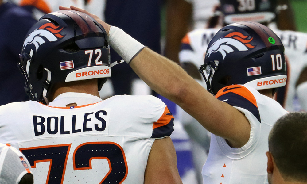 Garett Bolles had a bunch of nice things to say about Broncos QB Bo Nix