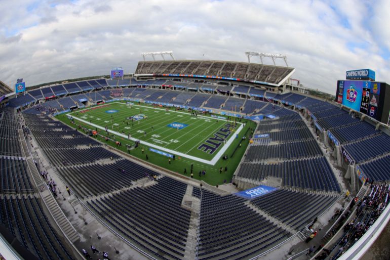 Camping World Stadium.