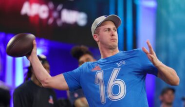 Jared Goff jokes with Tom Brady about Lions offense in Netflix series trailer