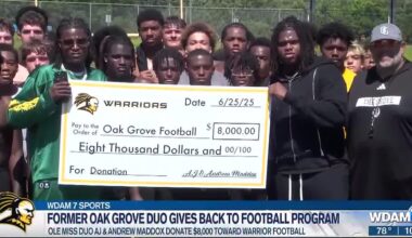 Maddox family gives back to Oak Grove High School football program