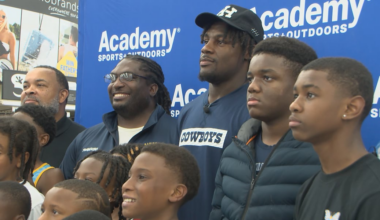 Dallas Cowboy and former LSU Tiger Damone Clark returns to Baton Rouge to give back to his childhood football team