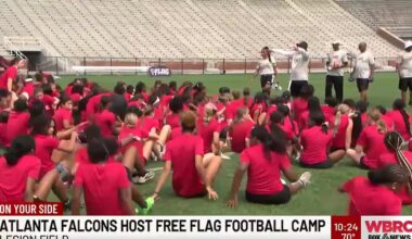 Atlanta Falcons hold free football camp at Legion Field