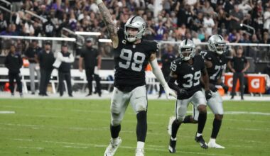 Las Vegas Raiders edge rusher Maxx Crosby