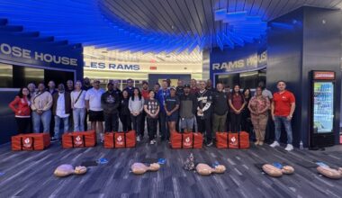 Los Angeles Rams add lifesavers to the chain of survival in 22 schools