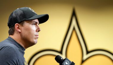 Saints kick off mini-camp with fans watching new era under Kellen Moore
