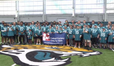 Jaguars host 6th annual Special Olympics fantasy camp at Miller Electric Center