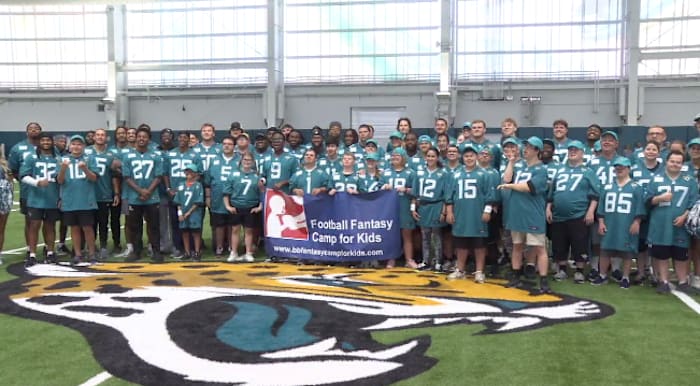 Jaguars host 6th annual Special Olympics fantasy camp at Miller Electric Center