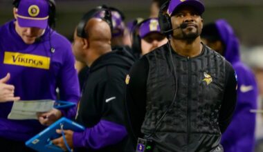 After interviewing with a few teams, Brian Flores is happy to be back with Vikings