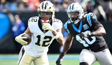 Saints Kellen Moore Addresses Chris Olave Trade Rumors