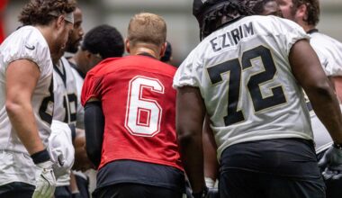 Saints Quarterback "Can Absolutely Spin It," Impresses Early