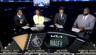 ESPN’s NBA halftime show became a shouting match in Game 2