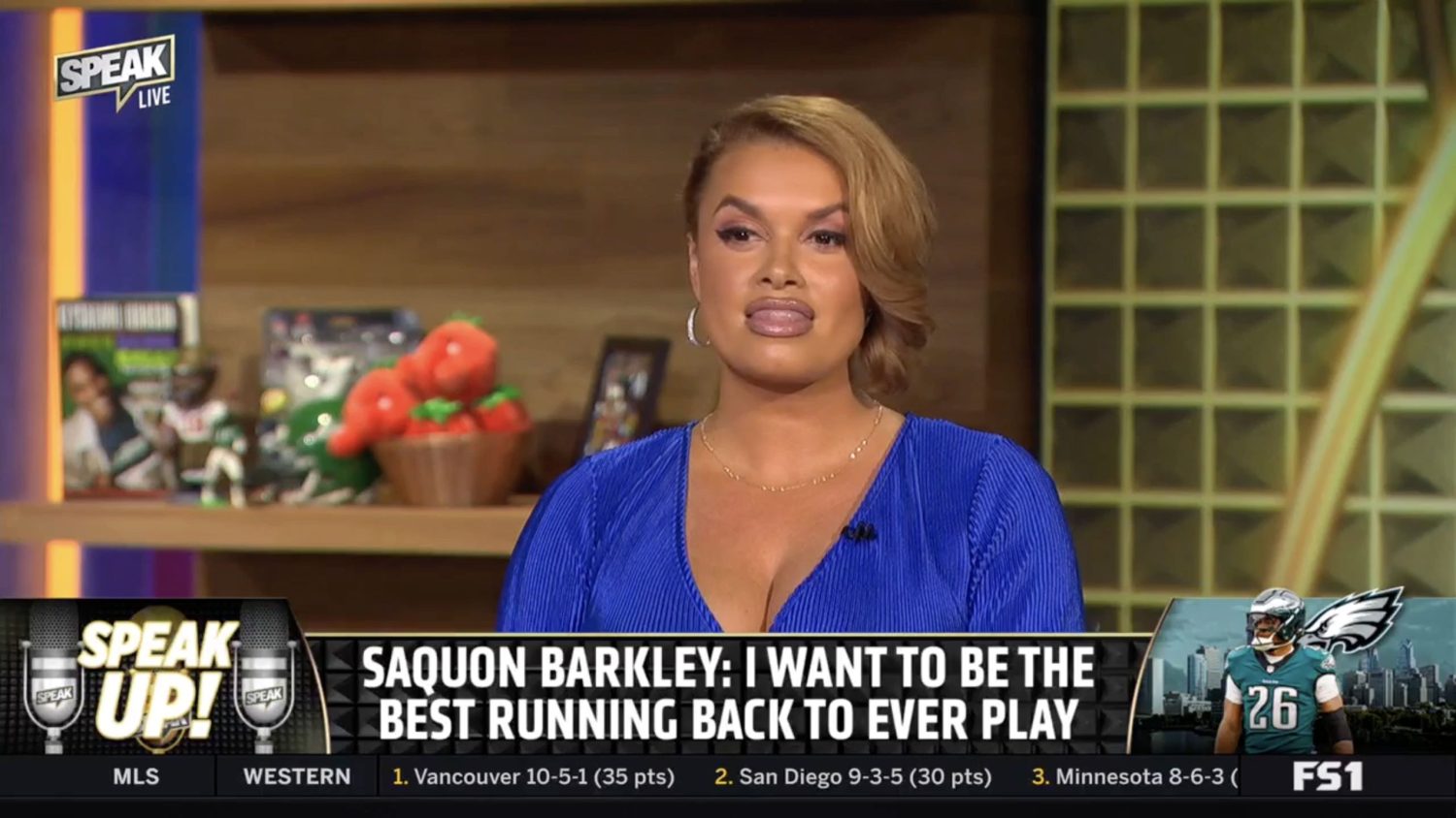 Joy Taylor didn't appreciate Keyshawn Johnson's impression