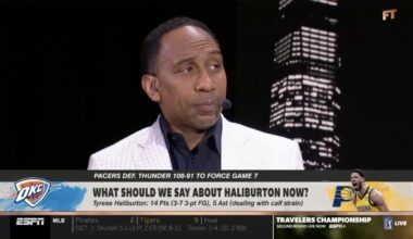 Stephen A. Smith rolls eyes at Max Kellerman reference