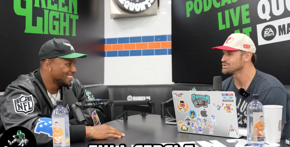 Barkley told Long that he could pull a Barry Sanders and hang up the cleats early