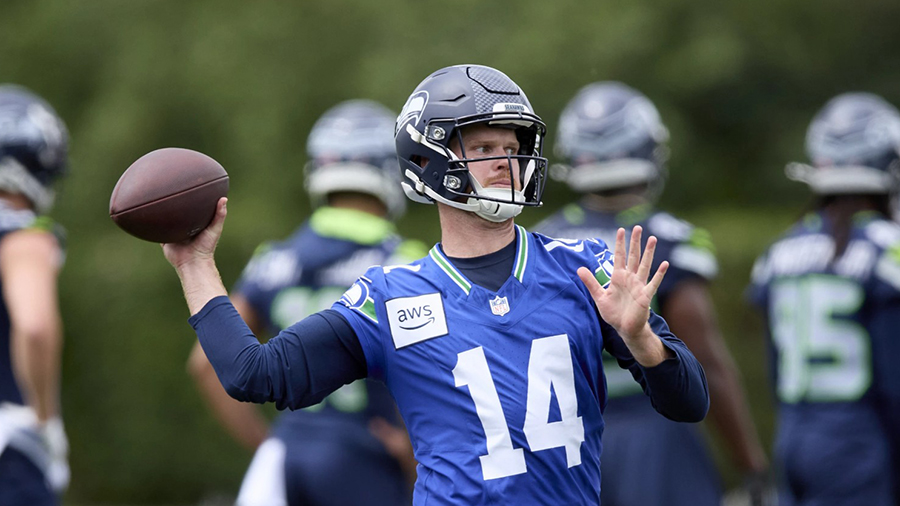 Seattle Seahawks' Darnold busy learning new city and offense