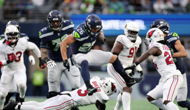 Seattle Seahawks Zach Charbonnet Abraham Lucas Arizona Cardinals 2024...