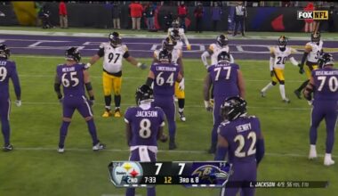Steelers Ravens kickoff