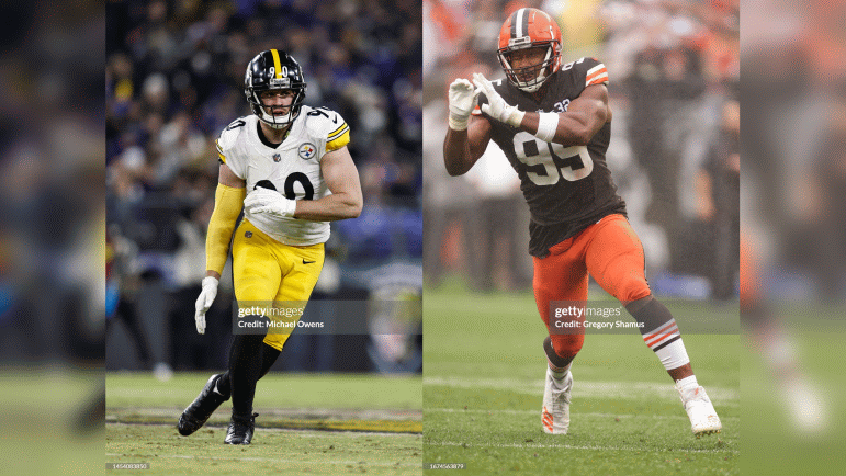 T.J. Watt Steelers Myles Garrett