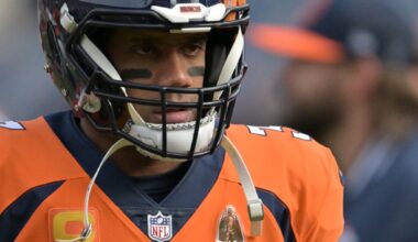 When is Russell Wilson officially off Denver's books?