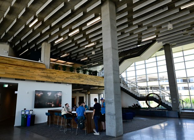 Denver Water Administration building lobby in Denver on Wednesday, June...