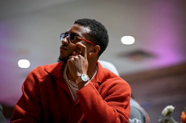 Denver Broncos cornerback Patrick Surtain II during a Patrick Surtain II Foundation fashion show in Arvada, Colorado on Monday, June 3, 2024. (Photo by AAron Ontiveroz/The Denver Post)