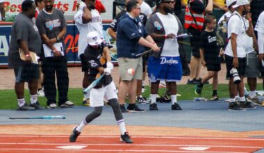 Annual Devonta Smith celebrity softball game a hit at Coca-Cola Park