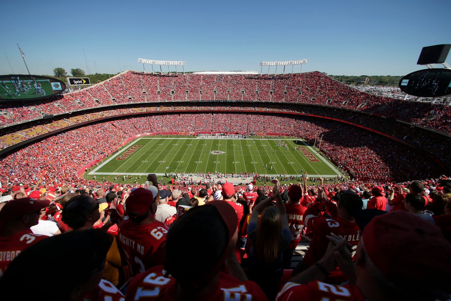 Arrowhead Stadium is one of the oldest in the NFL, opening in August 1972.