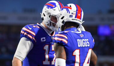 How Josh Allen Thinks Stefon Diggs Will Help Patriots' Drake Maye