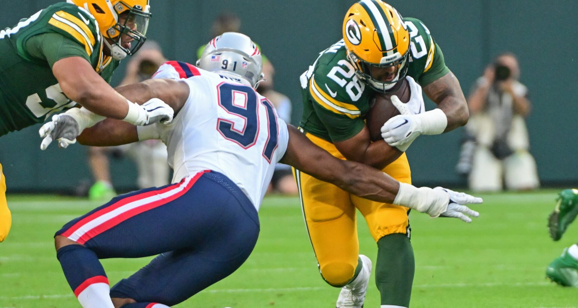 A.J. Dillon Joins Eagles, Transforms NF1 Backfield Powerhouse