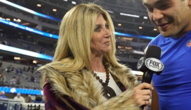 Fox NFL sideline reporter Laura Okmin departs network