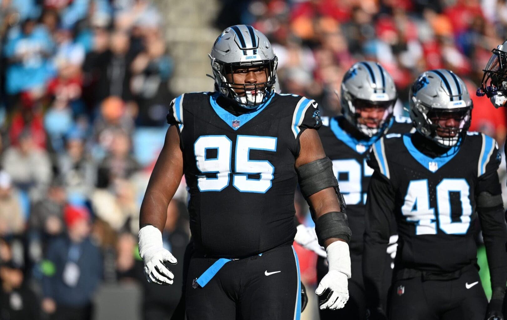 NFL Notes: Derrick Brown, Mykel Williams, 49ers, Panthers, Steelers