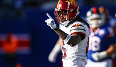 Commanders WR Noah Brown Carted Off Field At Minicamp