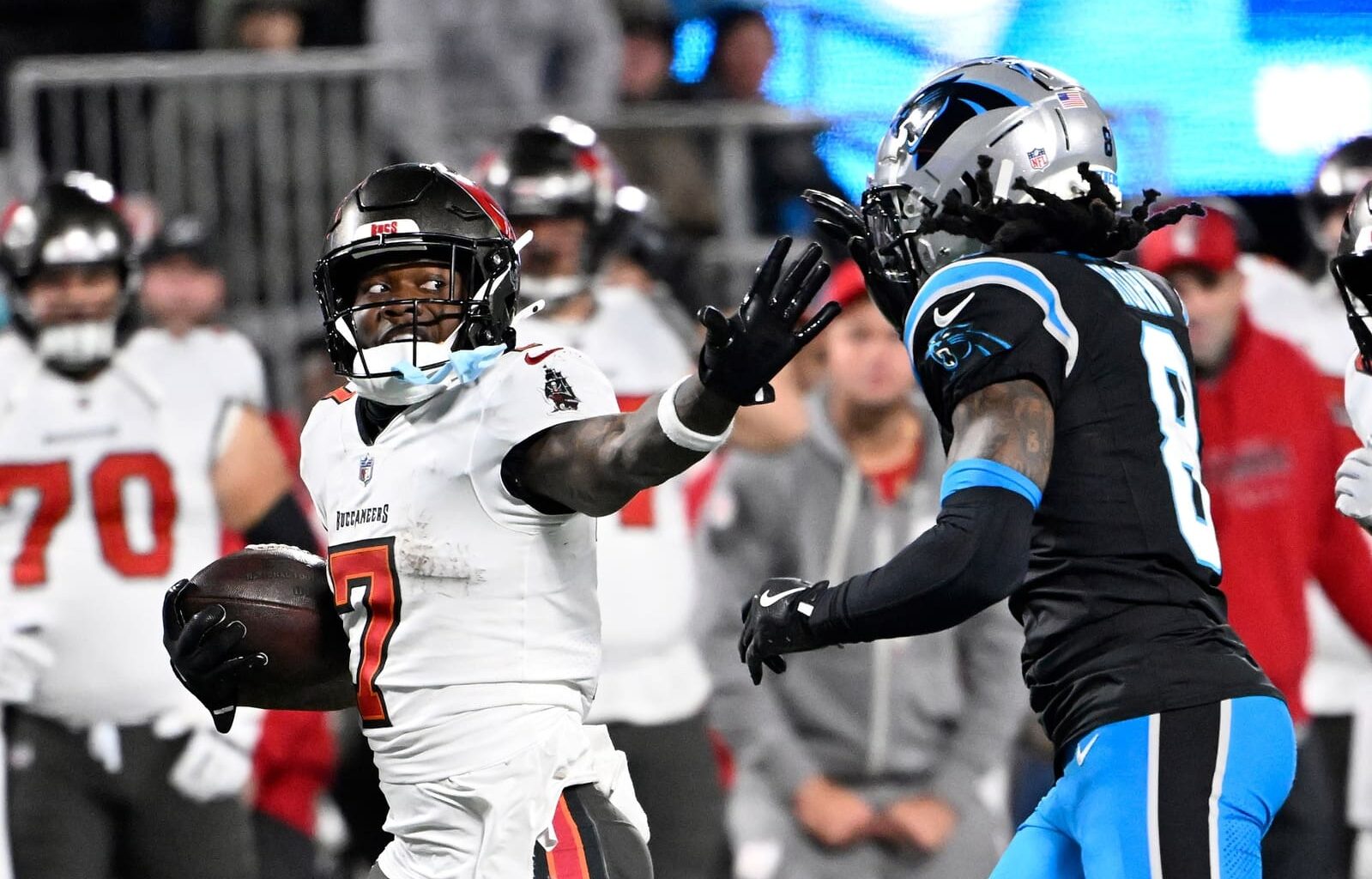 NFC Notes: Bucky Irving, Hunter Renfrow, Buccaneers, Falcons, Panthers