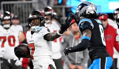 NFC Notes: Bucky Irving, Hunter Renfrow, Buccaneers, Falcons, Panthers