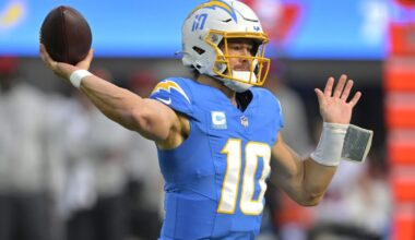 AFC Notes: Justin Herbert, Rashee Rice, Chargers, Chiefs, Raiders