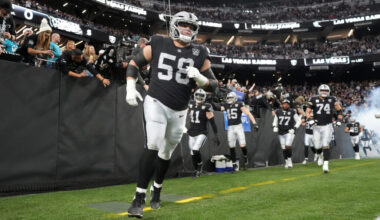 Raiders' Jackson Powers-Johnson Working Exclusively At Center