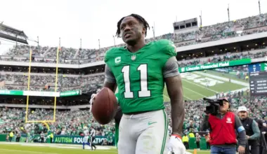 Eagles star AJ brown shares emotional message on European birthday trip image