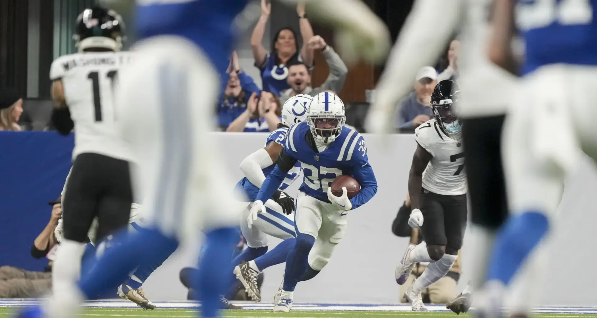 Julian Blackmon rises as Colts' defensive star despite youth overshadowing veterans in contract year surge
