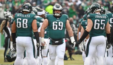 Eagles draft-and-develop approach, especially up front, led to homegrown heavy Super Bowl offense