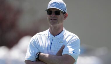 Jim Harbaugh Relives Glory at Chargers' San Diego Camp