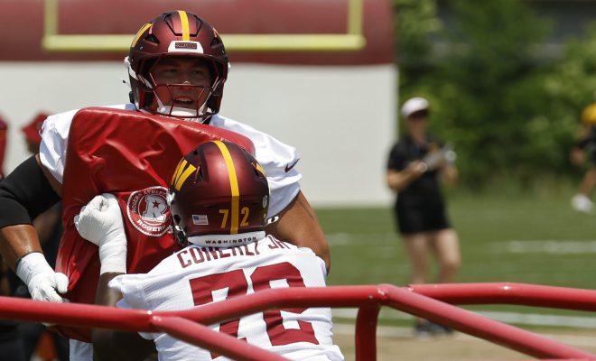 Josh Conerly Jr. Turning Heads at Mini Camp – The Lead